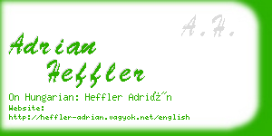 adrian heffler business card